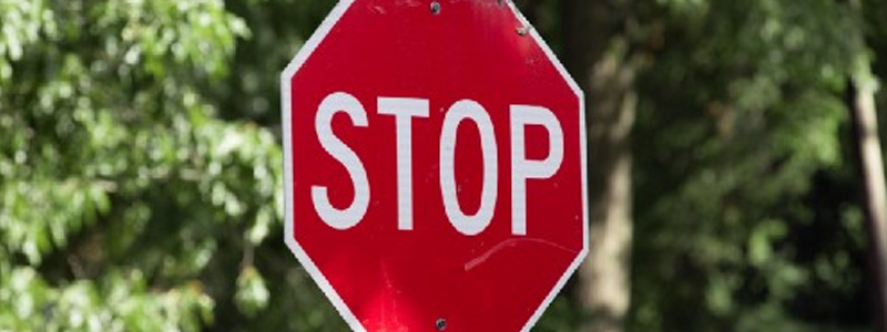 blog stop sign